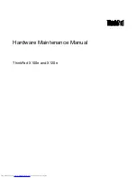 Lenovo 350828U Hardware Maintenance Manual preview