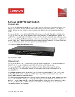 Preview for 1 page of Lenovo 3873 Product Manual