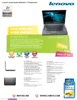 Lenovo 431523U Specifications preview