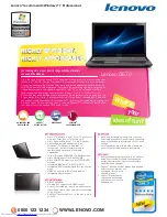 Lenovo 43345NU Brochure preview