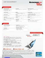 Предварительный просмотр 2 страницы Lenovo 43752BU Brochure