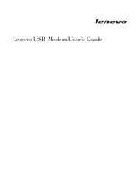 Preview for 3 page of Lenovo 43R1814 - USB Modem - 56 Kbps Fax User Manual