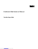 Lenovo 50382NU Hardware Maintenance Manual preview