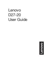 Lenovo 61E3-KCR1-WW User Manual предпросмотр