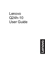 Preview for 1 page of Lenovo 66A8-GAC6-WW User Manual