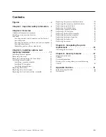 Preview for 5 page of Lenovo 7061 Hardware Installation And Replacement Manual