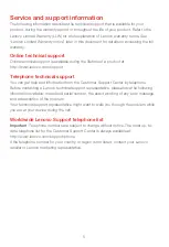 Preview for 7 page of Lenovo 801LV Safety, Warranty & Quick Start Manual