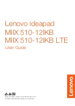 Preview for 1 page of Lenovo 80XE00AUAU User Manual