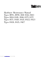 Предварительный просмотр 3 страницы Lenovo 8141 Hardware Maintenance Manual