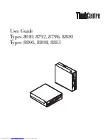 Lenovo 8807D5U User Manual preview