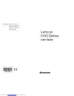 Lenovo 90B6 [H50-50 ES] User Manual preview