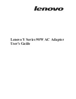 Preview for 1 page of Lenovo 90W AC Adapter User Manual