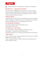 Preview for 3 page of Lenovo A PLUS Quick Start Manual