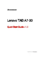 Lenovo A3300-H Quick Start Manual preview