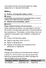 Preview for 9 page of Lenovo A516 User Manual