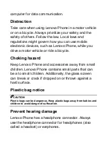 Preview for 11 page of Lenovo A516 User Manual