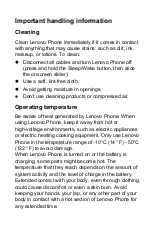 Preview for 15 page of Lenovo A516 User Manual