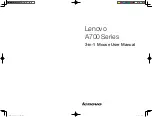 Lenovo A700 Series User Manual preview