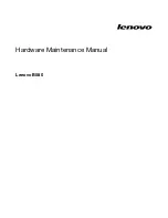 Preview for 1 page of Lenovo B580 Hardware Maintenance Manual