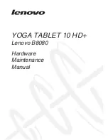 Lenovo B8080 Maintenance Manual предпросмотр