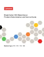 Предварительный просмотр 1 страницы Lenovo BladeCenter HX5 1909 Problem Determination And Service Manual