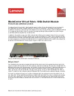 Lenovo BladeCenter Virtual Fabric 10Gb Switch Module Product Manual предпросмотр