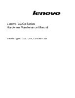 Lenovo C2 Series Hardware Maintenance Manual предпросмотр