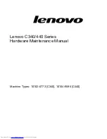 Предварительный просмотр 3 страницы Lenovo C340 Series Hardware Maintenance Manual