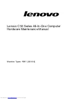 Предварительный просмотр 3 страницы Lenovo C50 Series Hardware Maintenance Manual