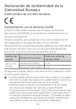 Preview for 35 page of Lenovo CD-24502F Safety, Warranty & Quick Start Manual