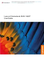 Lenovo Chromebook S345-14AST User Manual preview