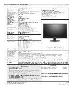 Preview for 6 page of Lenovo D186 Wide Specification