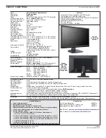 Preview for 3 page of Lenovo D186 Wide Specifications