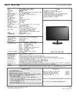 Preview for 5 page of Lenovo D186 Wide Specifications