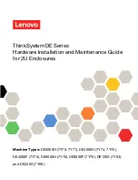 Lenovo DE120S Hardware Installation And Maintenance Manual предпросмотр