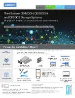 Preview for 1 page of Lenovo DE4000H Installation And Setup Instructions