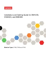 Preview for 1 page of Lenovo DM120S Installation And Cabling Manual