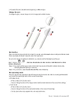 Предварительный просмотр 2 страницы Lenovo E-color Pen Quick Start Manual