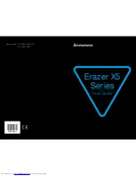 Lenovo Erazer X5 Series User Manual preview