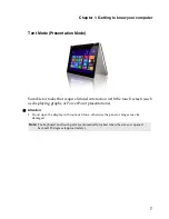 Предварительный просмотр 11 страницы Lenovo Flex 3-1120 User Manual