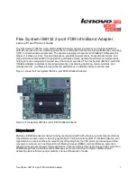 Lenovo Flex System IB6132 Product Manual preview