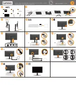 Предварительный просмотр 1 страницы Lenovo G27-20 Quick Start Manual