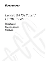 Lenovo G410s Touch Hardware Maintenance Manual preview