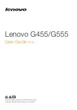 Lenovo G455 User Manual preview