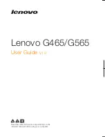 Lenovo G465 User Manual preview