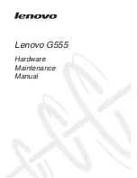 Lenovo G555 Hardware Maintenance Manual preview