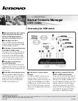 Lenovo GCM16 Quick Installation Manual preview