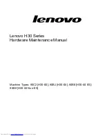 Предварительный просмотр 3 страницы Lenovo H30 Hardware Maintenance Manual