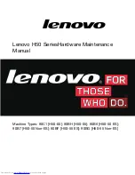 Lenovo H50 series Hardware Maintenance Manual preview