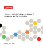 Lenovo HX1310 Installation And Service Manual предпросмотр